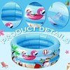 Fourluoo Christmas in July Part Decoration Inflatable Cooler Summer Christmas