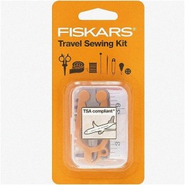 Zyva Orange Stitch & Go 27-Piece Travel Sewing Kit - Portable Se