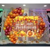 Happy Friendsgiving Banner Backdrop 7x5FT Fall Maple Leaves Harvest Pumpkin