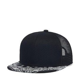 The largest selection Bandana Snapback Paisley Cap Bandana Snapback Cap, black x mesh back