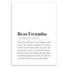 Best Friend Poster DIN A4: Best Friend Definition