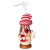 Wichtelstube-Kollektion Wooden Incense Smoker Figurine Snowman Christmas Incense Smoker