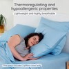 Bamboo Pillow Cases 2 Pack Light Blue | Standard Pillow