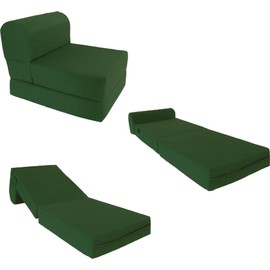 Amfuton Hunter 6 x 24 x 70 Sleeper Chair Folding Foam Bed, High Foam Density 1.8 lbs
