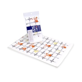 Towel Museum 47-0212120 Tenugui Towel, Made in Japan, 100% Cotton, Approx. 13.4 x 35.4 inches (34 x 90 cm), Moomin, Gray