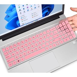 Keyboard Cover for 2024 2023 HP 15 Laptop 15-fc 15-fd 15-fd0083wm fd0012nr 15-fc0025dx 15-fc0093dx 15-fc0030tg fc0081nr, HP 15-eg 15t-eg 15-eh/er 15z-eh 15t-eg200 15-eg2025nr 15t-er000 15z-eh300-Pink