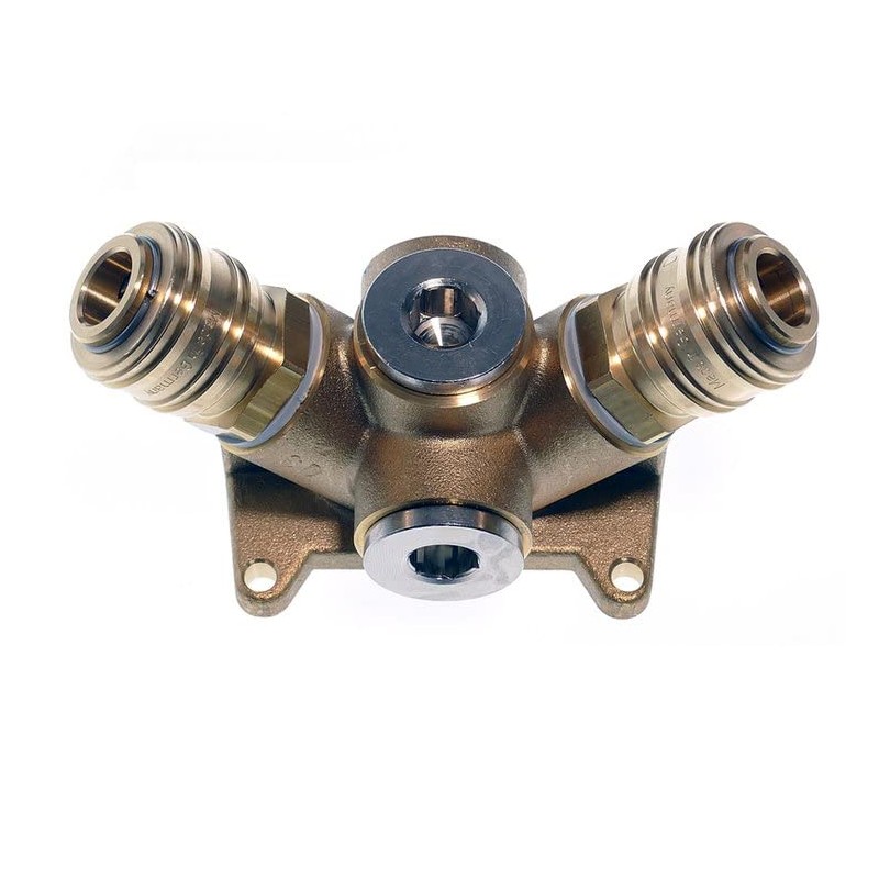 EVM 15-2 Compressed Air Distributor Coupling 2-Way +2 G 1/2