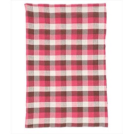 TITICACA IC55 Itawa Multi Cover, Single, 88.6 x 59.1 inches (225 x 150 cm), India, Cotton, Blindfold Fabric, Sofa Cover (Pink x Beige)