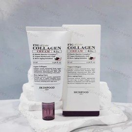 Skinfood Fig Vegan Collagen Cream 70ml Slow Aging Elasticity Lifting Glowing Cream x2SET(SH) / 스킨푸드 무화과 비건 콜라겐 크림 70ml 슬로우에이징 탄력 리프팅 광채크림 x2SET(SH)