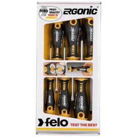 Felo 0715753693 Slotted & Phillips Ergo Screwdriver Set 5 Piece