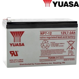 Yuasa NP7-12 12V/7Ah Sealed Lead Acid Maintenance-Free Battery for UPS, Taiwan