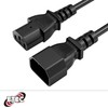 ETEC Euro Power Cable, Straight C13 IEC Plug to Straight