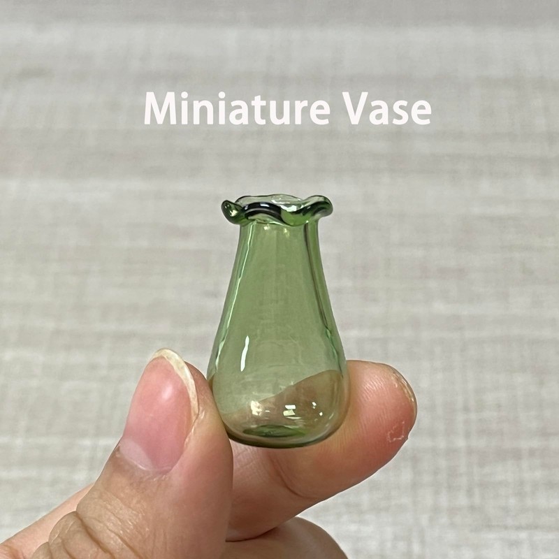 SPANSEE 2 PCS Mini Vase for Cat Whiskers, Miniature Vase,