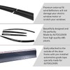 AUTOCLOVER Tape-On Rain Guards Window Visors 4 Pcs Set for