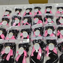 Free Gift Business Deal for Bulk Hair Pixie Curly Yaki Straight Raw Indian Curly Hair Human Hair Raw Hair Bundlecolor: Straight, Stretched Length: 24 Inches