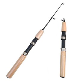 Ice Fishing Rod, 29.5 inches (75 cm), Short Rod, Ice Fishing, Loofah Fishing, Compact Rod, When Stored, Approx. 12.6 inches (32 cm)