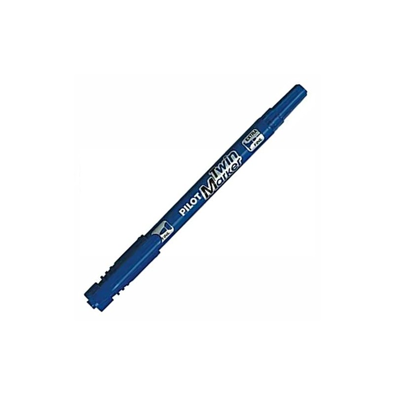 PILOT TWIN MARKER Pens Bullet Tip Blue indélibile 2: Medium