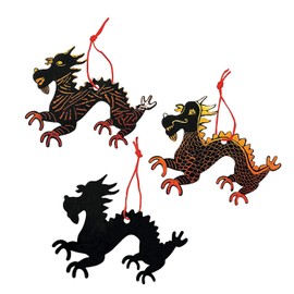 Fun Express Magic Color Scratch Chinese New Year Dragons - 24 Pieces