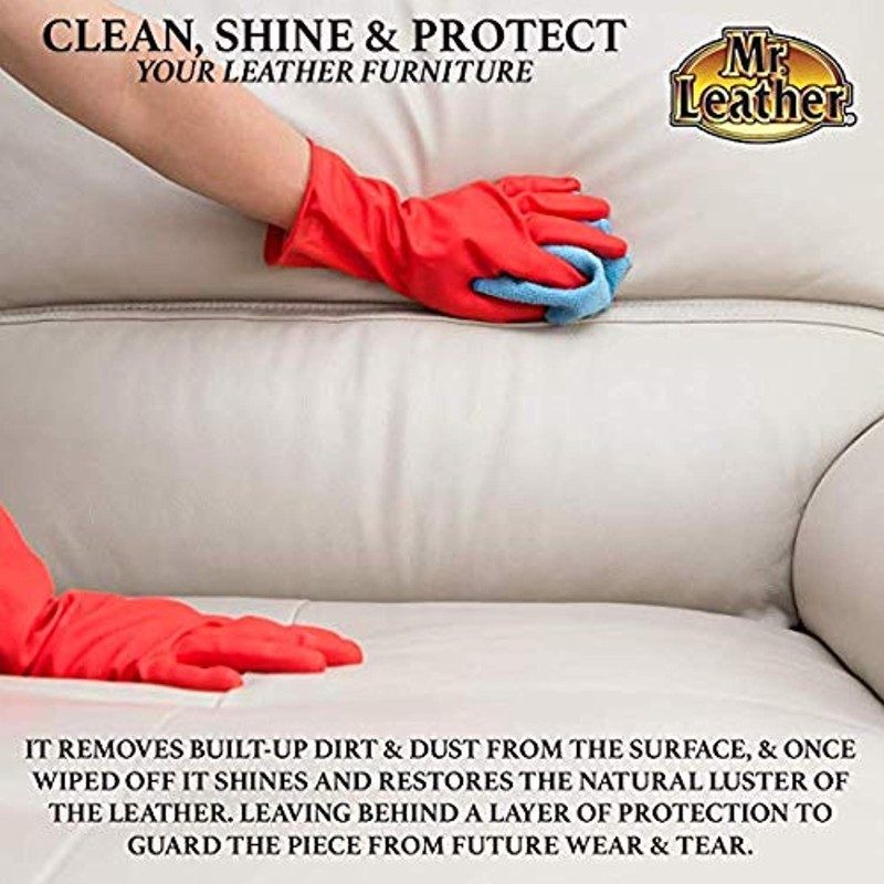 MR. LEATHER Leather Cleaner & Conditioner for Automotive, Upholstery, Leather