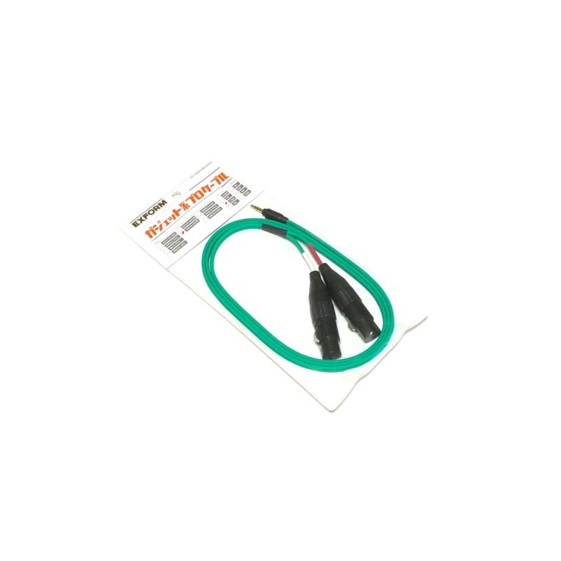 EXFORM Gadget Pro Cable GXLR-FX2B-1.5M / 3.5mm Mini Stereo to