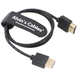 Alvin's Cables Z Cam E2 HDMI Cable High Speed Ethernet for Portkeys BM5 Monitor Straight to Straight 60CM