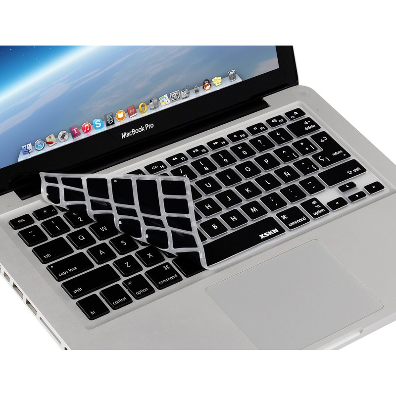 XSKN Spanish Language Silicone Keyboard Skin Cover for MacBook Air