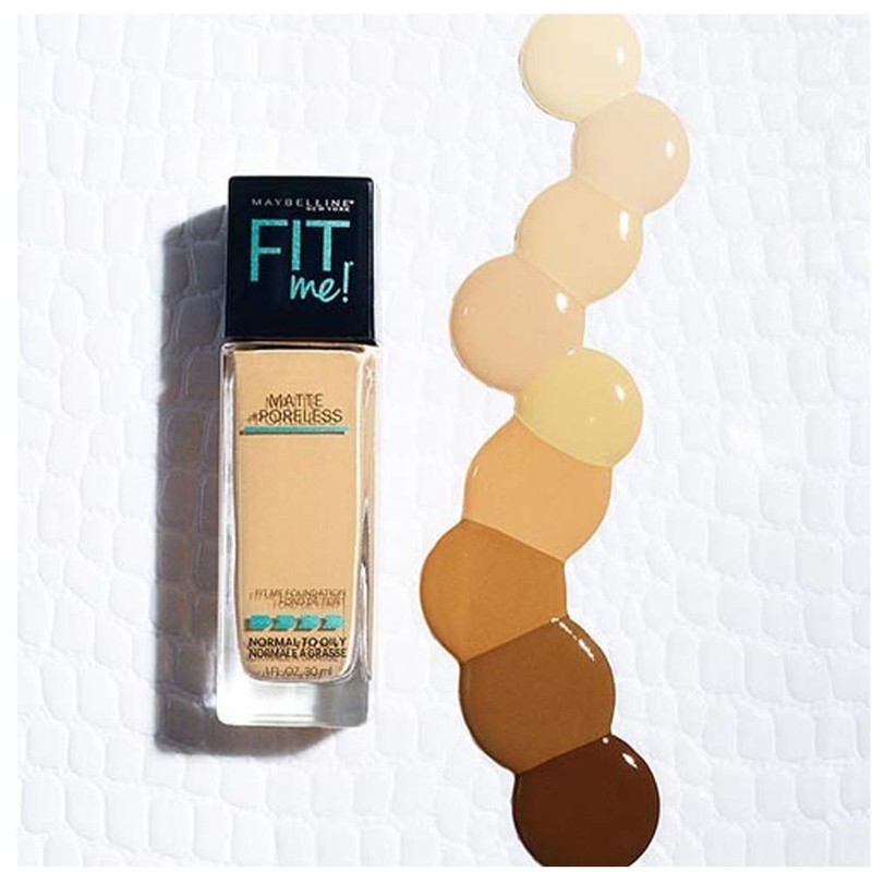 Maybelline Fit Me Liquid Foundation 103 Light Skin Color (Pink