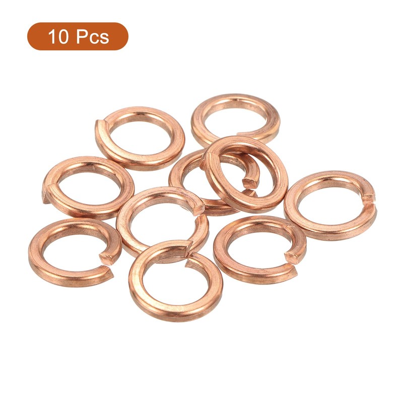 QUARKZMAN Pack of 10 spring washers, M8 gap locking rings,