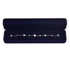 Cosmos Blue Color Velvet Bracelet Chain Gift Box Jewelry Box
