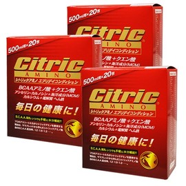 シトリックアミノ エブリデイコンディション 120g(6g×20包)×3箱