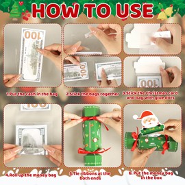 4 cajas de regalo para dinero en efectivo, caja de regalo sorpresa para dinero en Navidad, formas divertidas de dar dinero en efectivo como regalo para niños y adultos