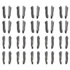 uxcell Double Open Zipper Repair Latch Kits, #5#8 Insert Pins