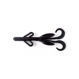 Creature Baits Brush Hog Style Soft Plastic Lures 09 Black Neon k-65 Fishing Lures Bass Jigging Bait Jig Lure Weedless Soft Plastic Swimbait Accessories Freshwater