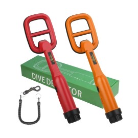 Unbranded Handy orange  Metal Detector: Portable, Accurate, Standout Design
