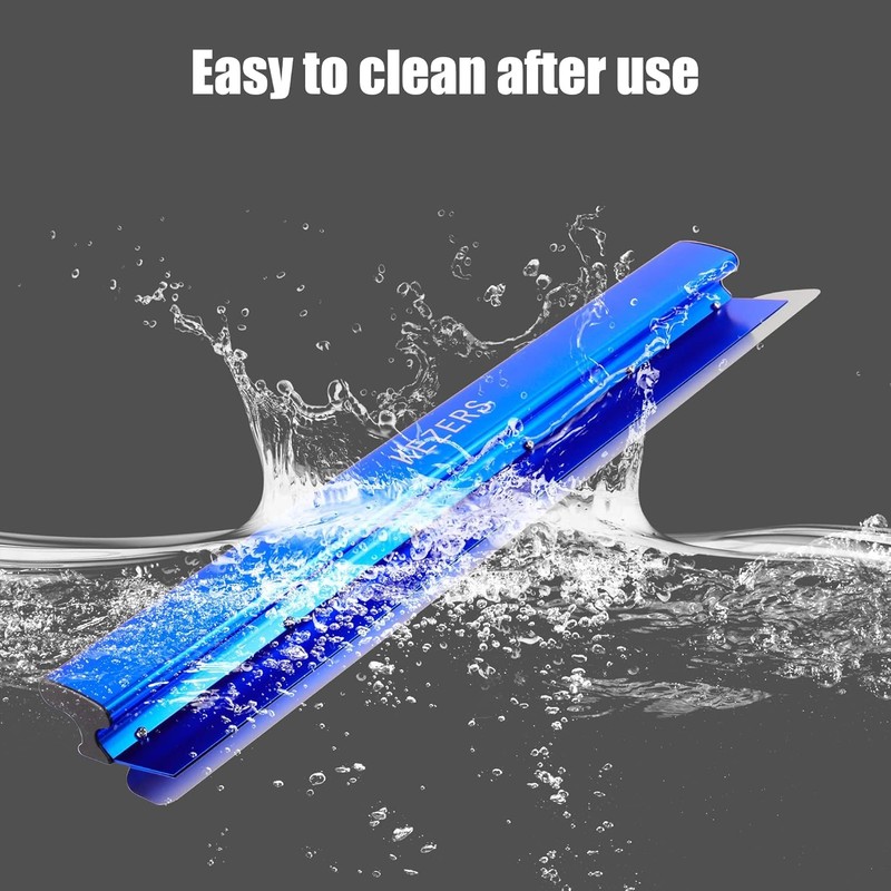 KEZERS Drywall Skimming Blade, 0.3mm Stainless Steel Blade, Smoothing &