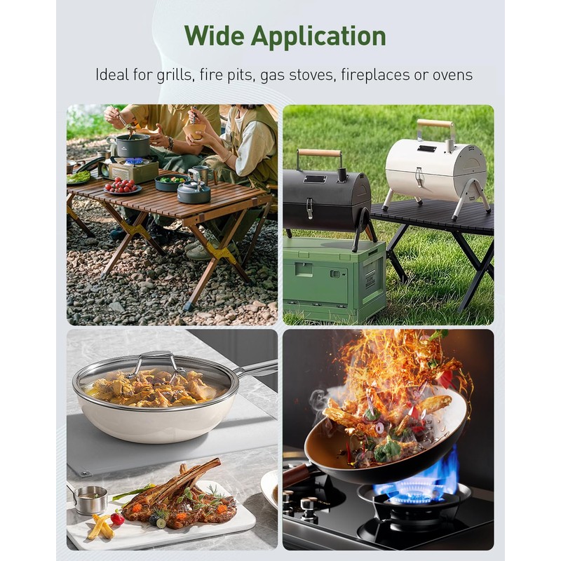 Pawfly Grill Mats for Outdoor Grill, 47cm x 47 cm