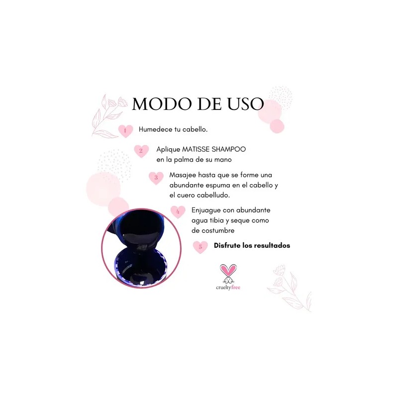 Shampoo Matizador De Canas, Luces, Rayos Matisse Anven 240ml