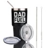 DONGSHANGIFT Dad Fuel Tumbler Dad Fuel Travel Mug Birthday Father’s