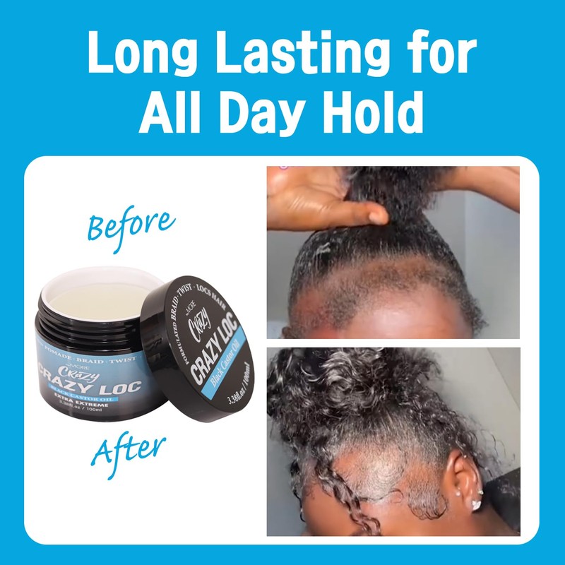 TheMore Crazy Crazy Loc, Super Extra Extreme Hold for Braid,