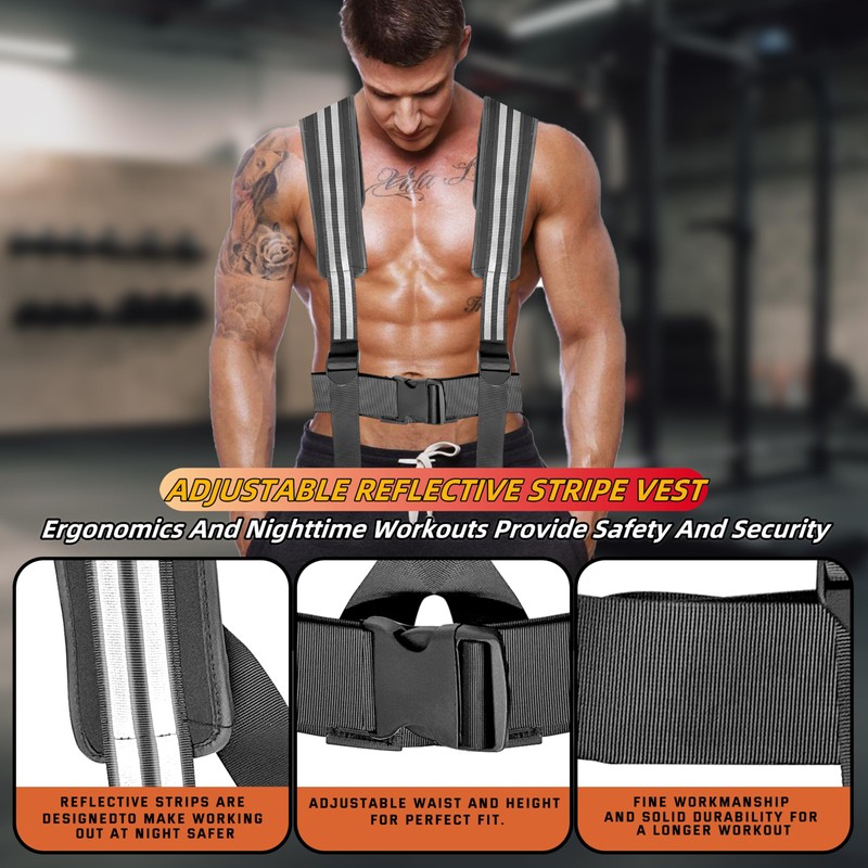 HWOOUSA 2025 Upgrade Weight Sled for Training - Heavy Duty