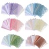 90 Sheets Textured Scrapbook Paper with Decor Mesh Fabric Creative