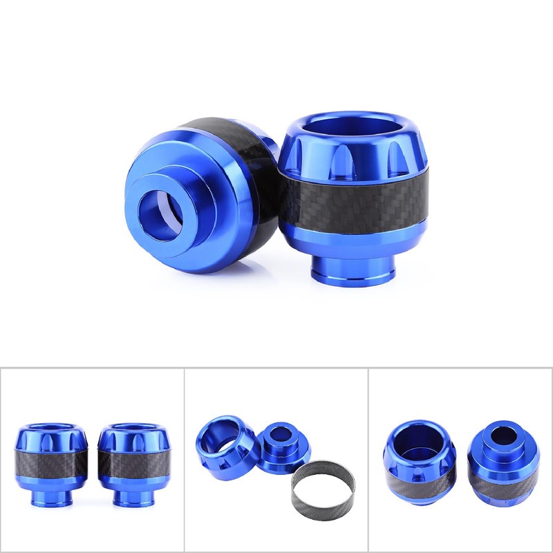 1 Pair of Carbon Fiber Motorcycle Front Fork Frame Sliders