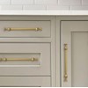CABDM 2 Pack 5 Inch Hole Center Brushed Brass Cabinet