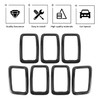 JeCar Front Grill Rings Grille Inserts Cover Trim Kit for