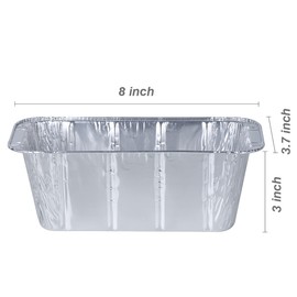 MOACOCK 50Pack Drip Pan Compatible for Blackstone Griddles 28 & 36 & 30 & 22 & 17 Inches, Aluminum Foil Grease Drip Pans, Grill Grease Tray Griddle Accessories