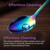 X-Haoware 40-Piece Colorful Stainless Steel Flatware Set for 8, Rainbow