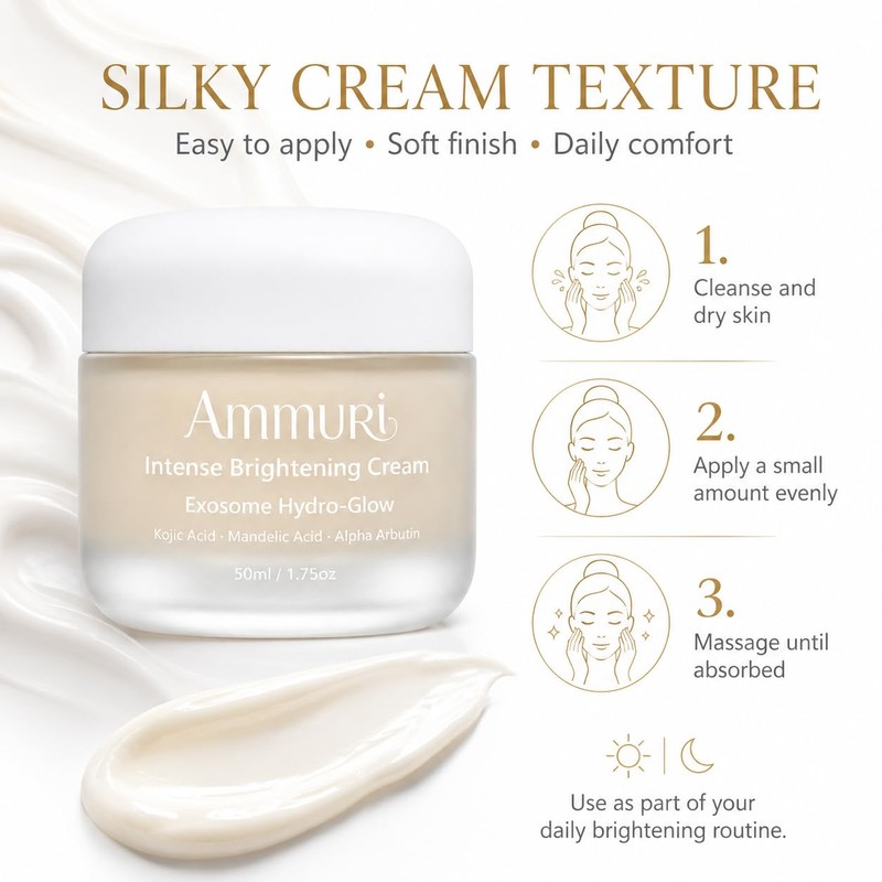 Ammuri Intense Brightening Cream with Exosome Technology - Kojic Acid,