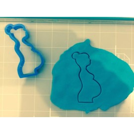 cookiecutz pregnant women Cookie Cutter - Maternity cookie cutter