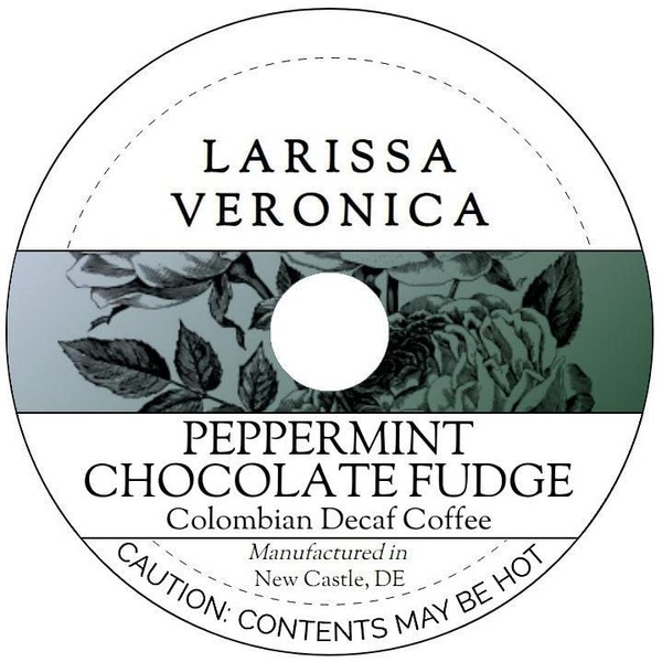 Peppermint Chocolate Fudge Colombian Decaf Coffee (Single Serve K-Cup Pods)