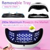 280W UV LED Nail Lamp, Fast Nail Curing Lamps for